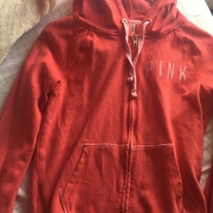 Zip up PINK sweater